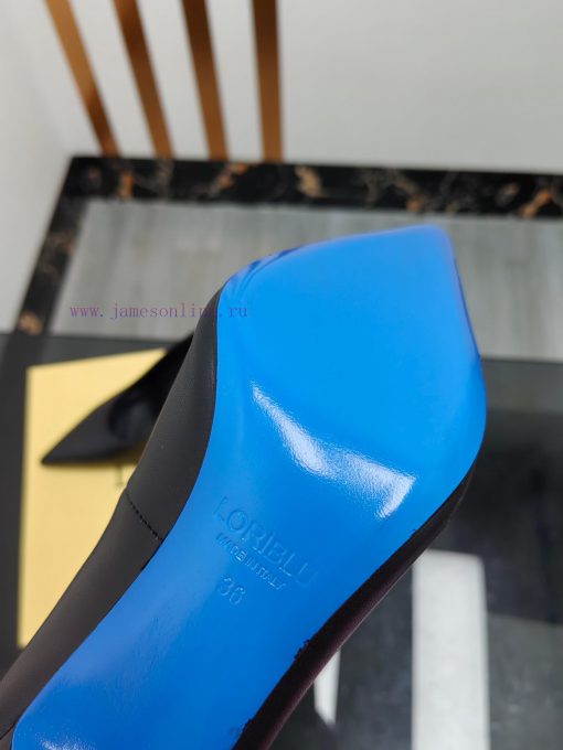 Loriblu Italian Luxury BrandBlue Luo Rui Jian Lan Weighing Bottom ShoesThe deep blue outsoleb5e16r7h - Image 7