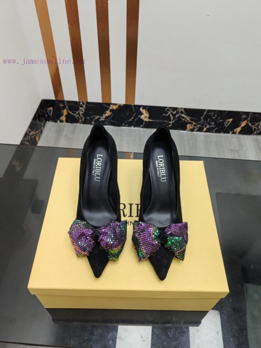 Loriblu Italian Luxury BrandBlue Luo Rui Jian Lan Weighing Bottom ShoesThe deep blue outsole7kybno7n - Image 2