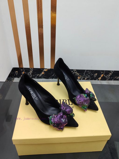 Loriblu Italian Luxury BrandBlue Luo Rui Jian Lan Weighing Bottom ShoesThe deep blue outsole7kybno7n - Image 3