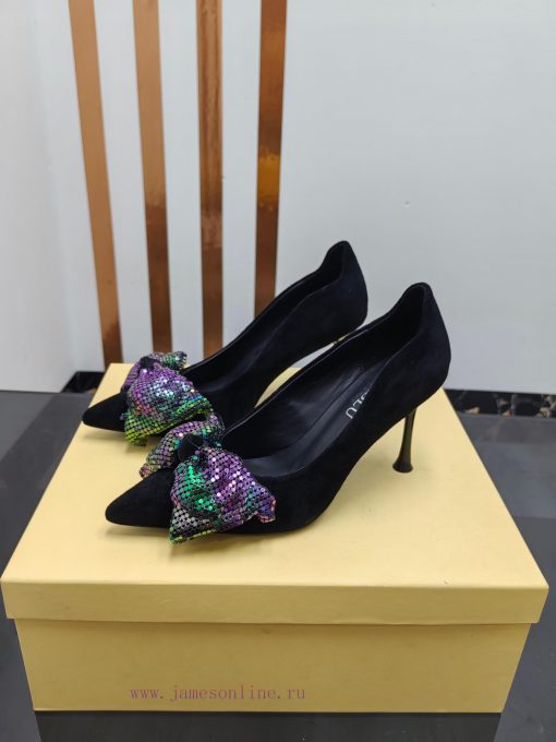 Loriblu Italian Luxury BrandBlue Luo Rui Jian Lan Weighing Bottom ShoesThe deep blue outsole7kybno7n - Image 4