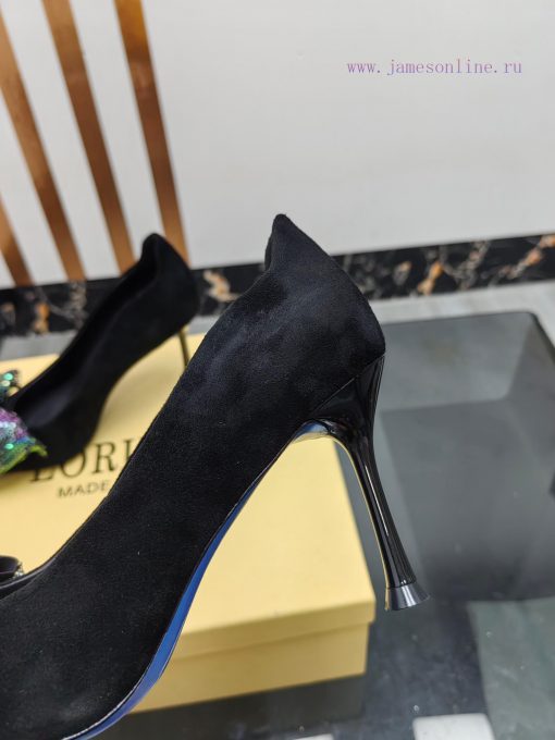 Loriblu Italian Luxury BrandBlue Luo Rui Jian Lan Weighing Bottom ShoesThe deep blue outsole7kybno7n - Image 6