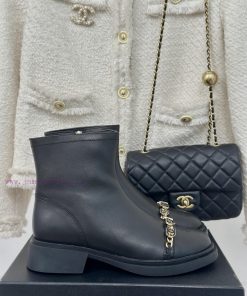 Chanel | Chanel 24P Autumn/Winter New ProductDouble C metal chain color blocked short bootsClbwxnr1j