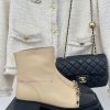 Chanel | Chanel 24P Autumn/Winter New ProductDouble C metal chain color blocked short bootsCqw4ei0oh