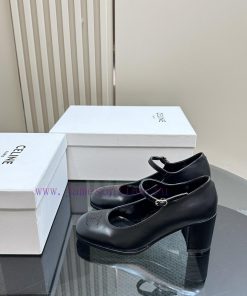 Top tierCeline * 2024 Autumn/Winter New High Heels Mary Jane Collection Single Shoes, Limitezy0cua0m
