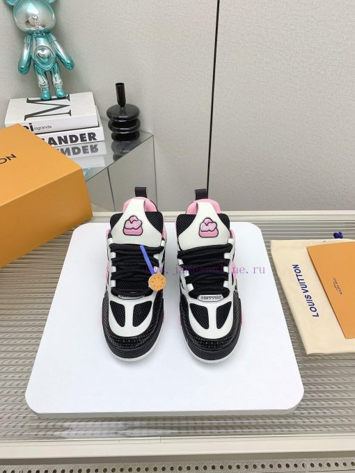 LV's new Skate sneakers have a unique style with a genuine leather face and lucky clover. Th0x8giq2i