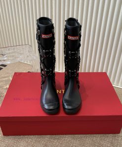 HUNTER rain boots outdoor camping women's shoes Wellington classic British waterproof and an5ungxkr4