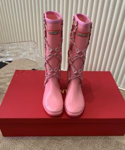 HUNTER rain boots outdoor camping women's shoes Wellington classic British waterproof and anyrc7flxj