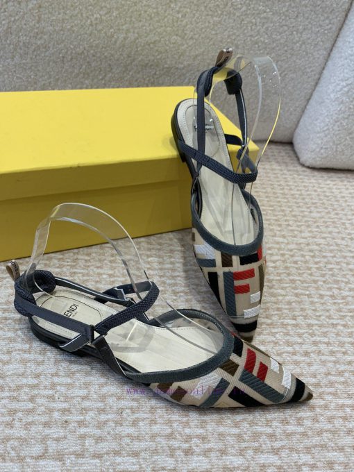 Fendi 24ss Fendi series double FF pointed high-heeled sandalsA must-have FF trailer every ye3xdgrgtt - Image 4