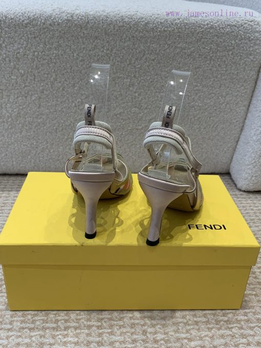 Fendi 24ss Fendi series double FF pointed high-heeled sandalsA must-have FF trailer every yegs28umdd - Image 6