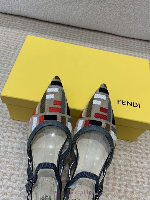 Fendi 24ss Fendi series double FF pointed high-heeled sandalsA must-have FF trailer every ye3xdgrgtt - Image 9