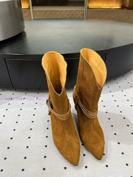 𝙄𝙨𝙖𝙗𝙚𝙡𝙈𝙖𝙧𝙖𝙣𝙩𝟐𝟒𝑭𝑾 Newly Upgraded VersionImported cow suedeInner cowhideLeather soleThe retddtobfog - Image 2