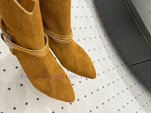 𝙄𝙨𝙖𝙗𝙚𝙡𝙈𝙖𝙧𝙖𝙣𝙩𝟐𝟒𝑭𝑾 Newly Upgraded VersionImported cow suedeInner cowhideLeather soleThe retddtobfog - Image 4