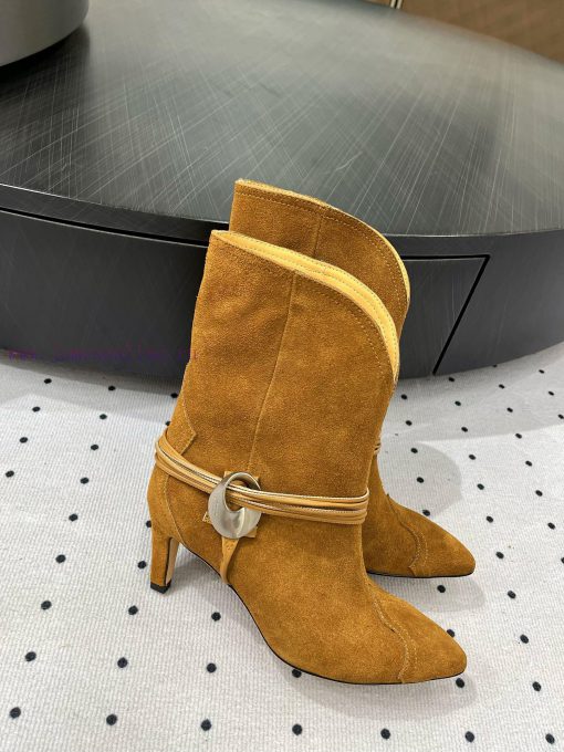 𝙄𝙨𝙖𝙗𝙚𝙡𝙈𝙖𝙧𝙖𝙣𝙩𝟐𝟒𝑭𝑾 Newly Upgraded VersionImported cow suedeInner cowhideLeather soleThe retddtobfog - Image 5