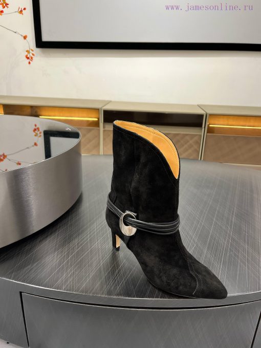 𝙄𝙨𝙖𝙗𝙚𝙡𝙈𝙖𝙧𝙖𝙣𝙩𝟐𝟒𝑭𝑾 Newly Upgraded VersionImported cow suedeInner cowhideLeather soleThe reth5gfuvkm - Image 7