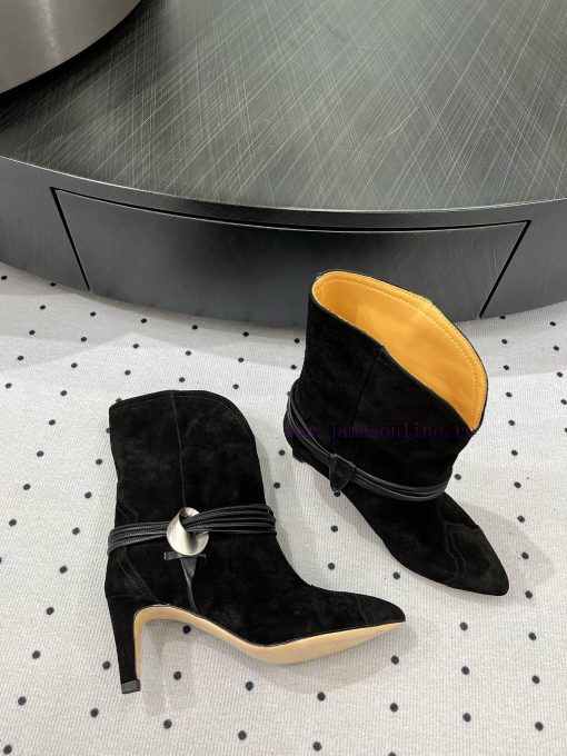 𝙄𝙨𝙖𝙗𝙚𝙡𝙈𝙖𝙧𝙖𝙣𝙩𝟐𝟒𝑭𝑾 Newly Upgraded VersionImported cow suedeInner cowhideLeather soleThe reth5gfuvkm - Image 8
