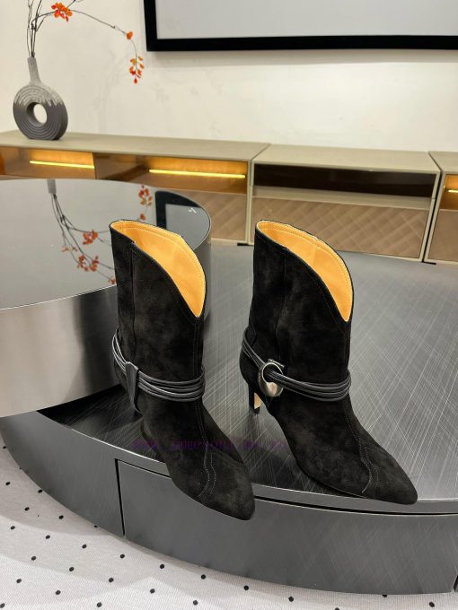 𝙄𝙨𝙖𝙗𝙚𝙡𝙈𝙖𝙧𝙖𝙣𝙩𝟐𝟒𝑭𝑾 Newly Upgraded VersionImported cow suedeInner cowhideLeather soleThe reth5gfuvkm - Image 9