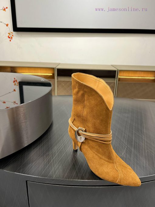 𝙄𝙨𝙖𝙗𝙚𝙡𝙈𝙖𝙧𝙖𝙣𝙩𝟐𝟒𝑭𝑾 Newly Upgraded VersionImported cow suedeInner cowhideLeather soleThe retddtobfog - Image 8