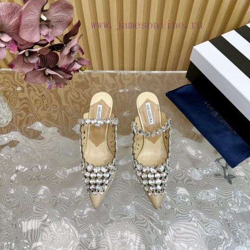 2024 Spring/Summer New AQUAZURA Zp Original Mold New High Heel Sandals———————————Made of oriu68l01c2 - Image 5