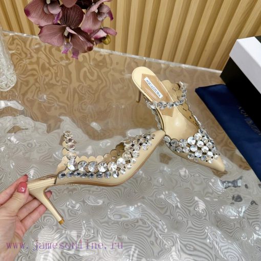2024 Spring/Summer New AQUAZURA Zp Original Mold New High Heel Sandals———————————Made of oriu68l01c2 - Image 7