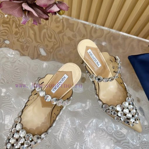 2024 Spring/Summer New AQUAZURA Zp Original Mold New High Heel Sandals———————————Made of oriu68l01c2 - Image 8