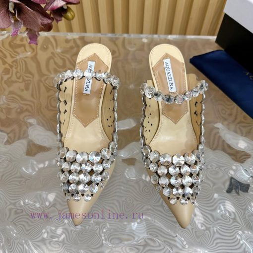2024 Spring/Summer New AQUAZURA Zp Original Mold New High Heel Sandals———————————Made of oriu68l01c2 - Image 10