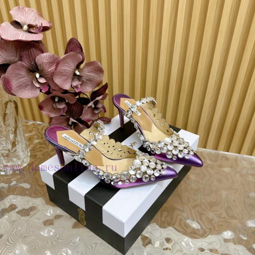 2024 Spring/Summer New AQUAZURA Zp Original Mold New High Heel Sandals———————————Made of oric6vf4osk - Image 4