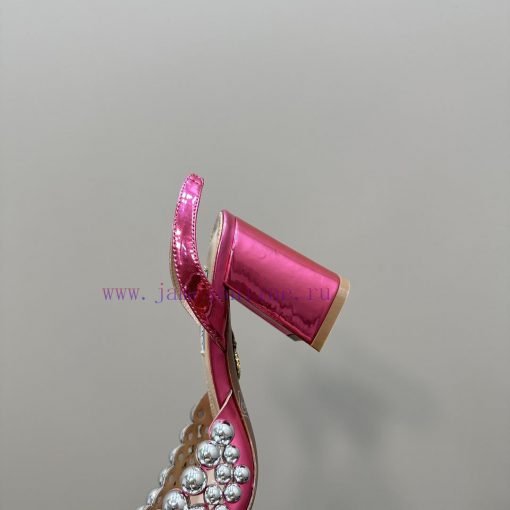 Aquazzura2024 new sandal purchasing quality. These pointed and rough high-heeled hand beadedwcms80xq - Image 9