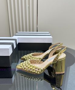 Aquazzura2024 new sandal purchasing quality. These pointed and rough high-heeled hand beadedhethu8zz