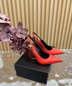 New YSL Saint Laurent - SS2024 Summer Fish Mouth High Heels New Fashion High Heels Sandals——fp2uzivh