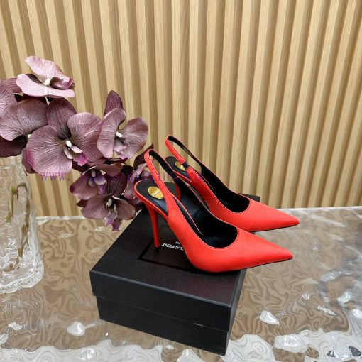 New YSL Saint Laurent - SS2024 Summer Fish Mouth High Heels New Fashion High Heels Sandals——fp2uzivh