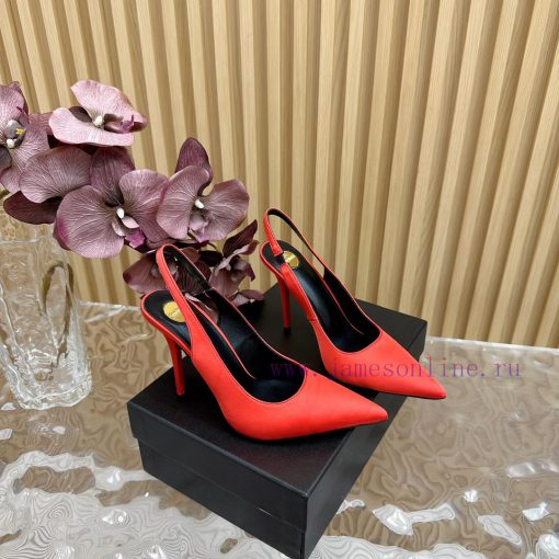 New YSL Saint Laurent - SS2024 Summer Fish Mouth High Heels New Fashion High Heels Sandals——fp2uzivh - Image 3