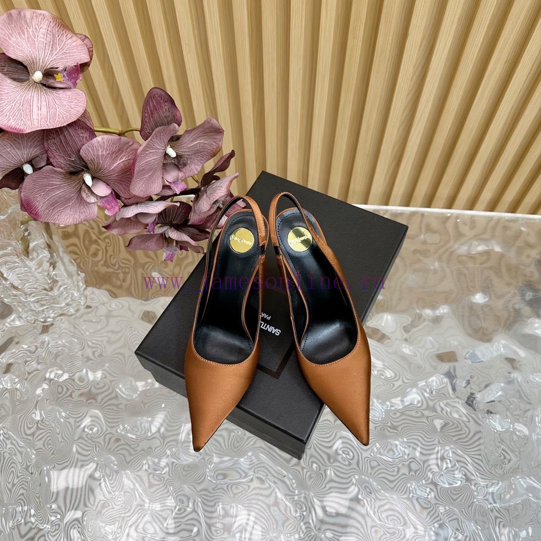 New YSL Saint Laurent - SS2024 Summer Fish Mouth High Heels New Fashion High Heels Sandals——gwb5vpp3 - Image 3