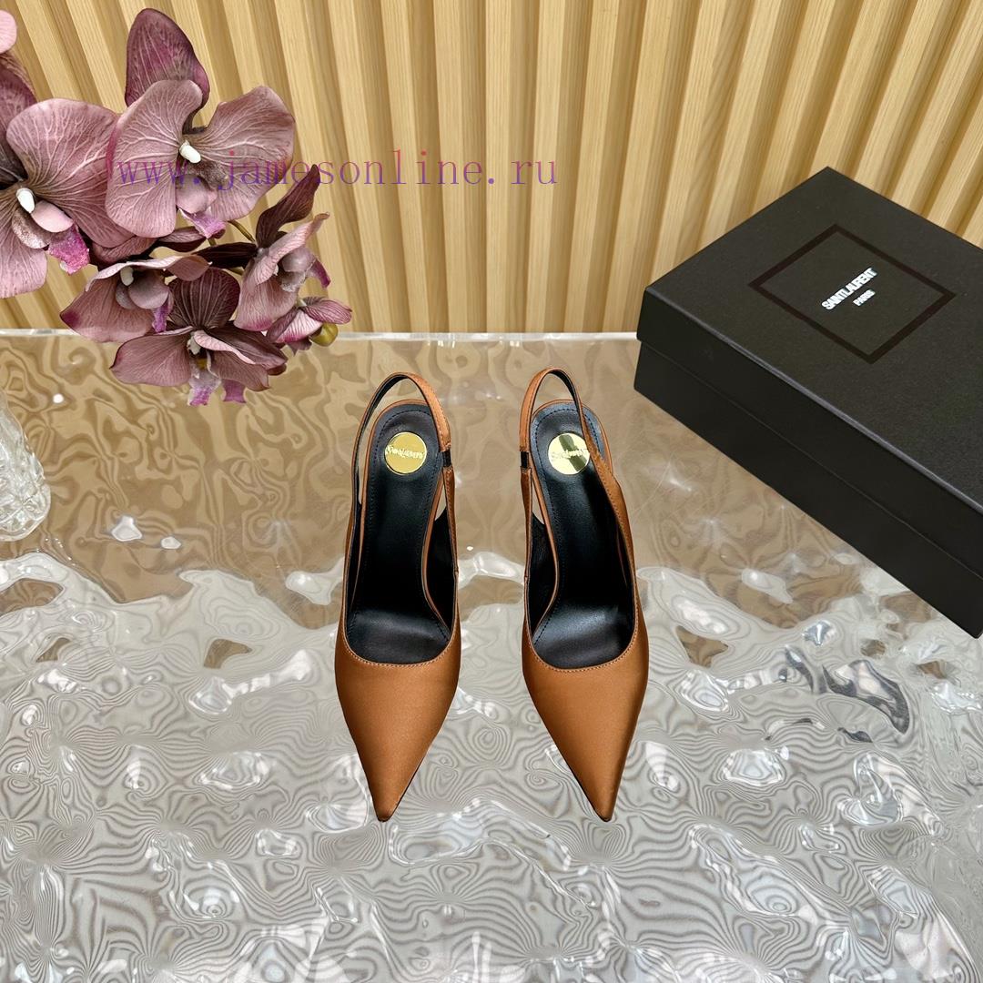 New YSL Saint Laurent - SS2024 Summer Fish Mouth High Heels New Fashion High Heels Sandals——gwb5vpp3 - Image 5