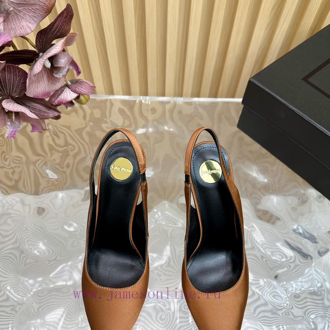 New YSL Saint Laurent - SS2024 Summer Fish Mouth High Heels New Fashion High Heels Sandals——gwb5vpp3 - Image 6