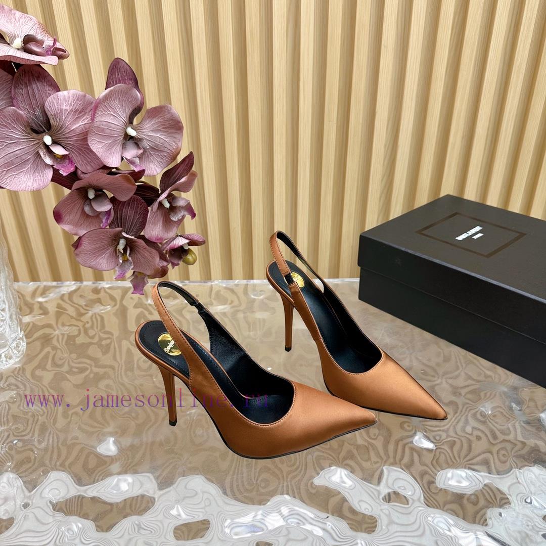 New YSL Saint Laurent - SS2024 Summer Fish Mouth High Heels New Fashion High Heels Sandals——gwb5vpp3 - Image 9