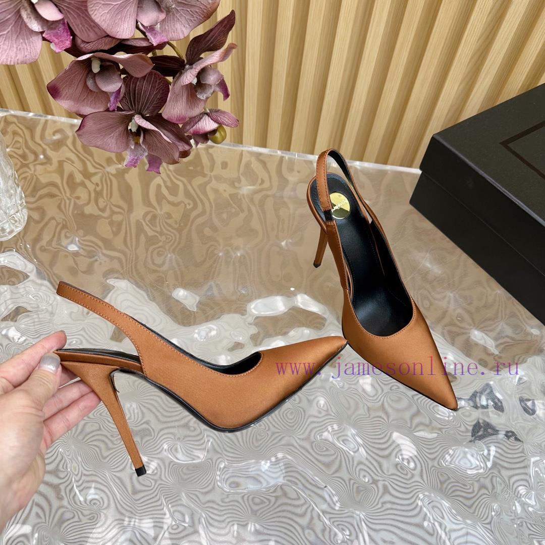 New YSL Saint Laurent - SS2024 Summer Fish Mouth High Heels New Fashion High Heels Sandals——gwb5vpp3 - Image 10