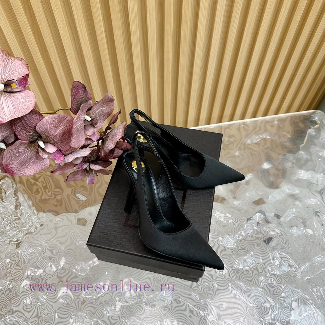 New YSL Saint Laurent - SS2024 Summer Fish Mouth High Heels New Fashion High Heels Sandals——n6uqvmbb - Image 4