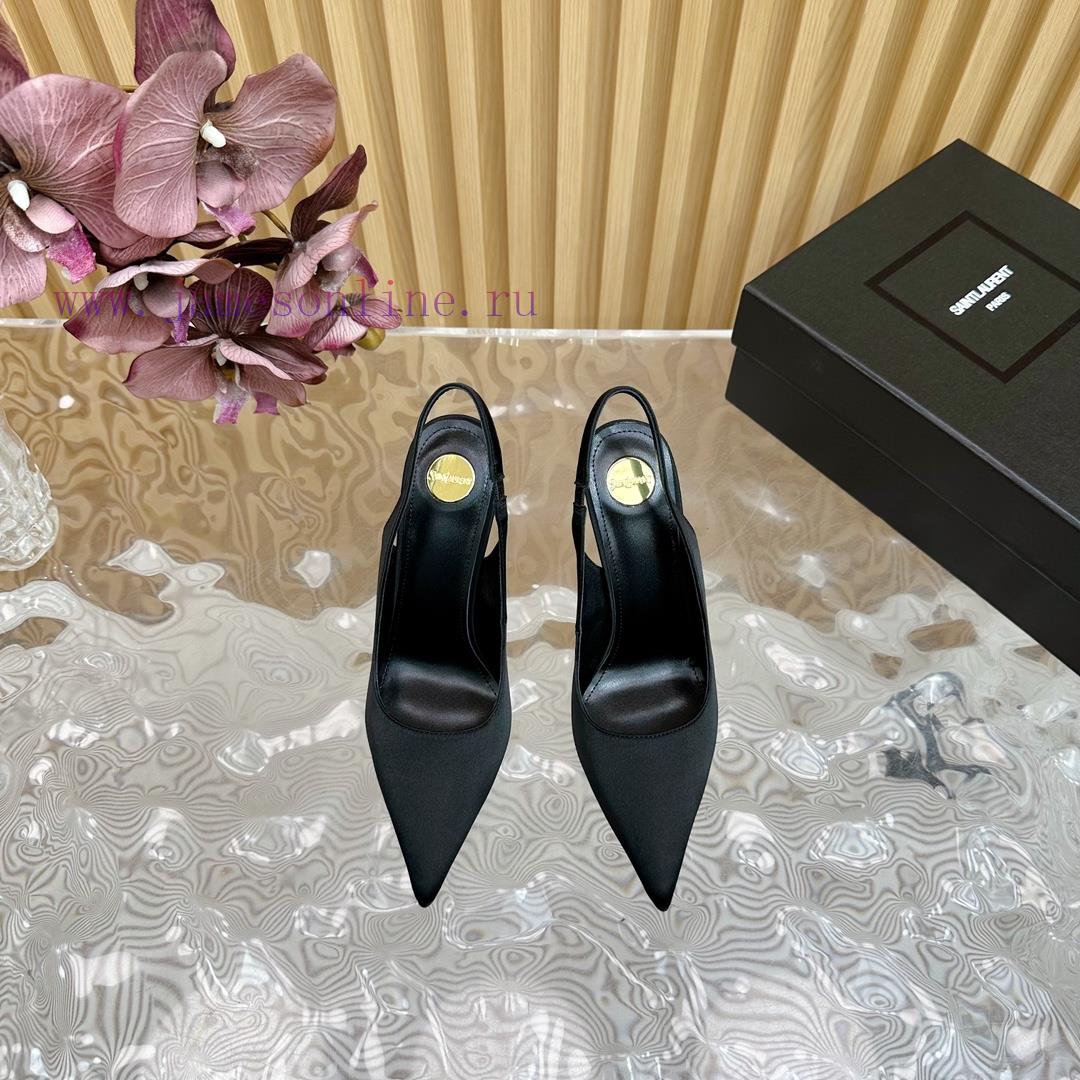 New YSL Saint Laurent - SS2024 Summer Fish Mouth High Heels New Fashion High Heels Sandals——n6uqvmbb - Image 5