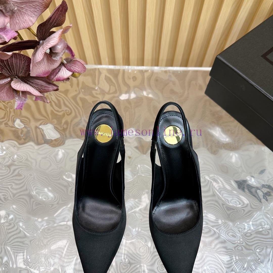 New YSL Saint Laurent - SS2024 Summer Fish Mouth High Heels New Fashion High Heels Sandals——n6uqvmbb - Image 6