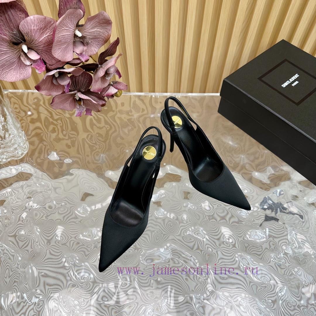 New YSL Saint Laurent - SS2024 Summer Fish Mouth High Heels New Fashion High Heels Sandals——n6uqvmbb - Image 7