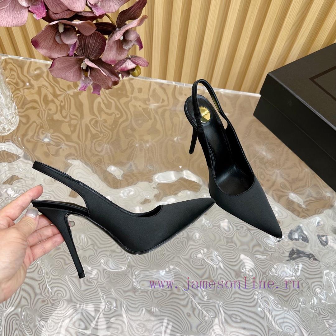 New YSL Saint Laurent - SS2024 Summer Fish Mouth High Heels New Fashion High Heels Sandals——n6uqvmbb - Image 9