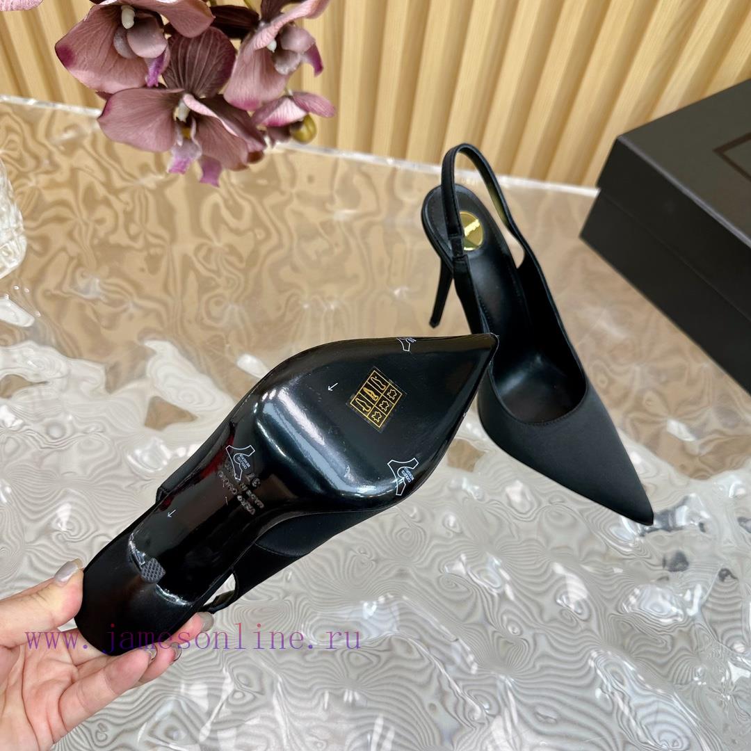 New YSL Saint Laurent - SS2024 Summer Fish Mouth High Heels New Fashion High Heels Sandals——n6uqvmbb - Image 10