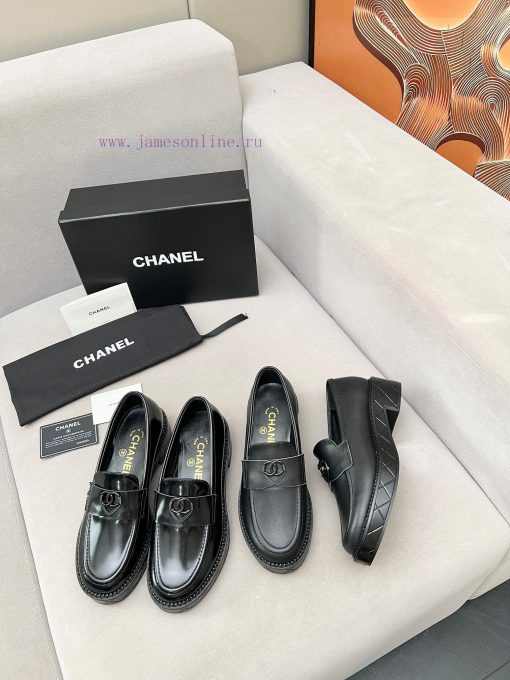 ️𝗖𝗛𝗔𝗡𝗘𝗟𝟐 4B Chanel high school retro loafersChanel's Granny Chanel is a big head loafers tha1xu57xnn