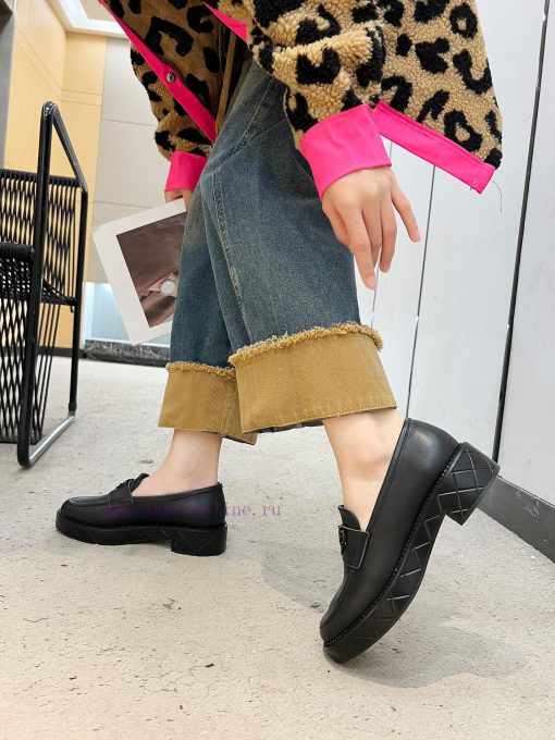 ️𝗖𝗛𝗔𝗡𝗘𝗟𝟐 4B Chanel high school retro loafersChanel's Granny Chanel is a big head loafers tha1xu57xnn - Image 7