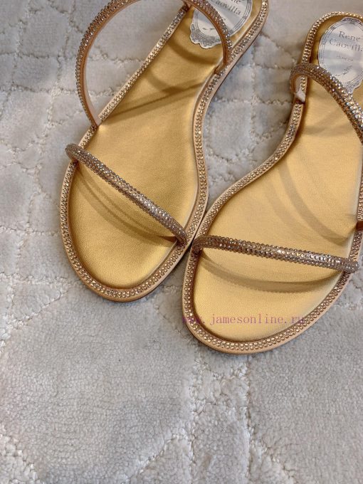 Ren * Caovell *'s new rhinestone snake shaped flat sandals always exude a fairy like aura. Tz8n9w3hz - Image 6