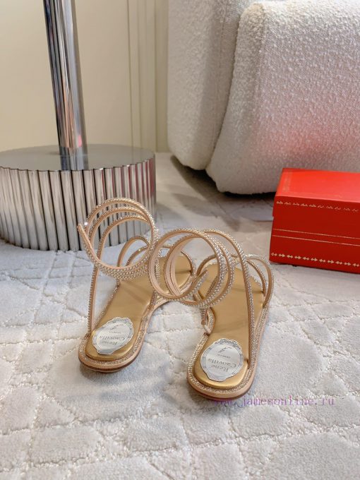 Ren * Caovell *'s new rhinestone snake shaped flat sandals always exude a fairy like aura. Tz8n9w3hz - Image 8