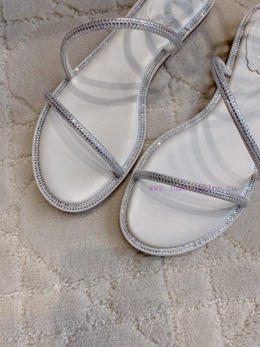 Ren * Caovell *'s new rhinestone snake shaped flat sandals always exude a fairy like aura. T86u23cv2 - Image 6