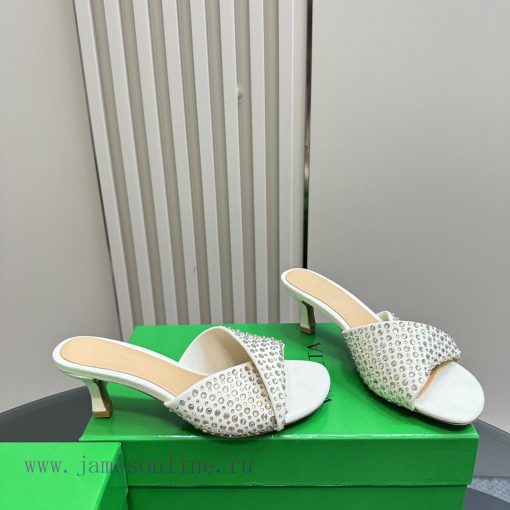 Bottega Venet* The latest and most classic woven high-heeled sandals, ins&Xiaohongshu, are wep8ldqqg - Image 4