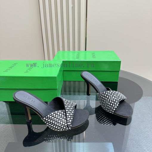 Bottega Venet* The latest and most classic woven high-heeled sandals, ins&Xiaohongshu, are 1ztdwru8 - Image 6