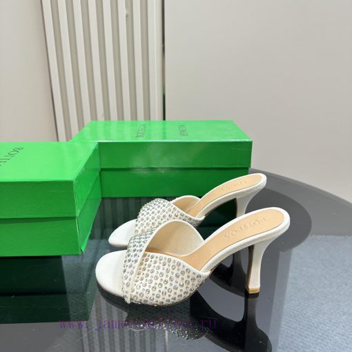 Bottega Venet* The latest and most classic woven high-heeled sandals, ins&Xiaohongshu, are wuo58kq4s - Image 2